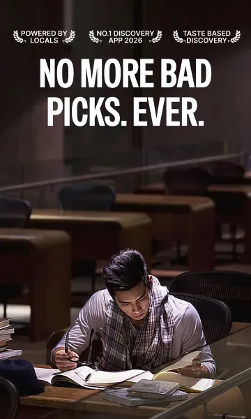 Paywall photo for the work-friendly campaign: a student studying in a library.