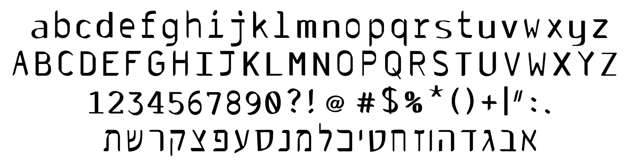 Cap Typeface