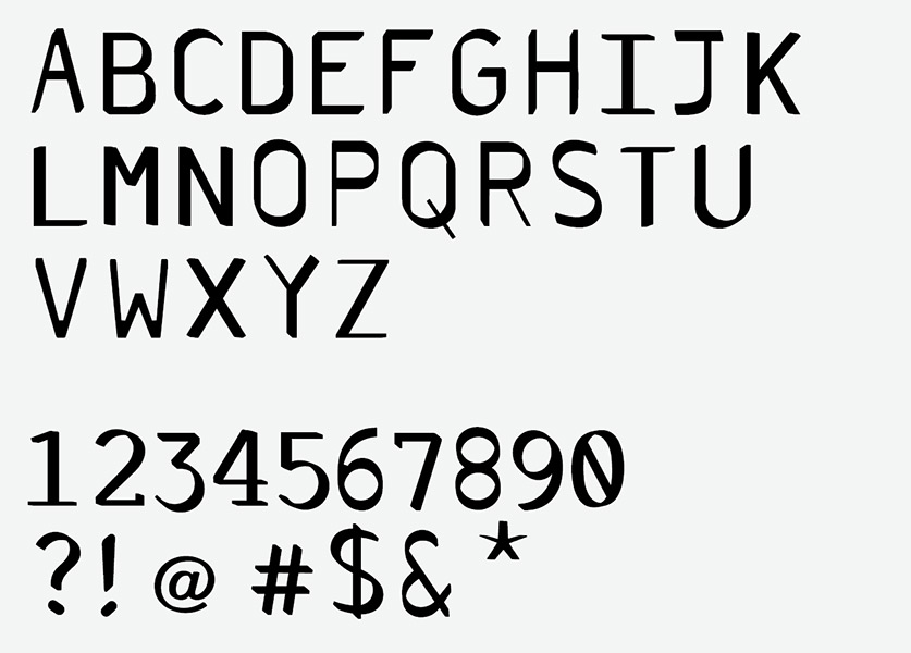 Cap Typeface