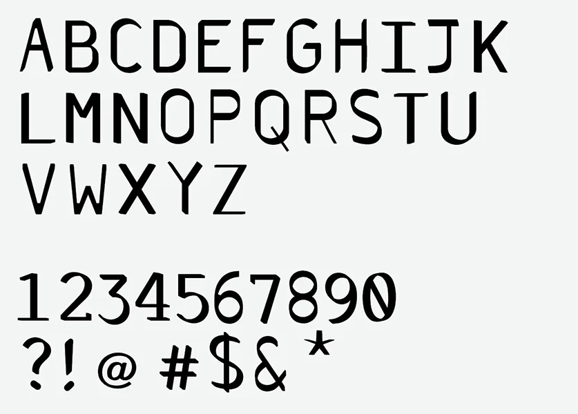 Cap Typeface