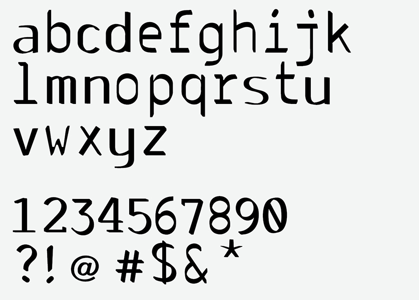 Cap Typeface