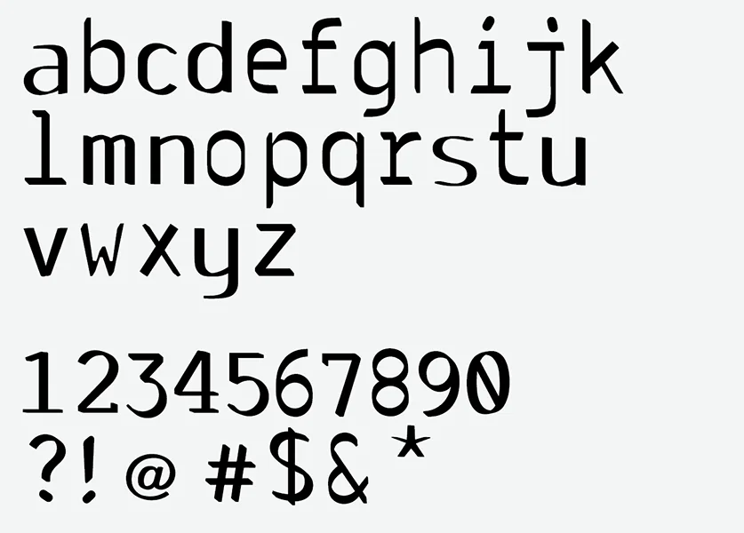 Cap Typeface