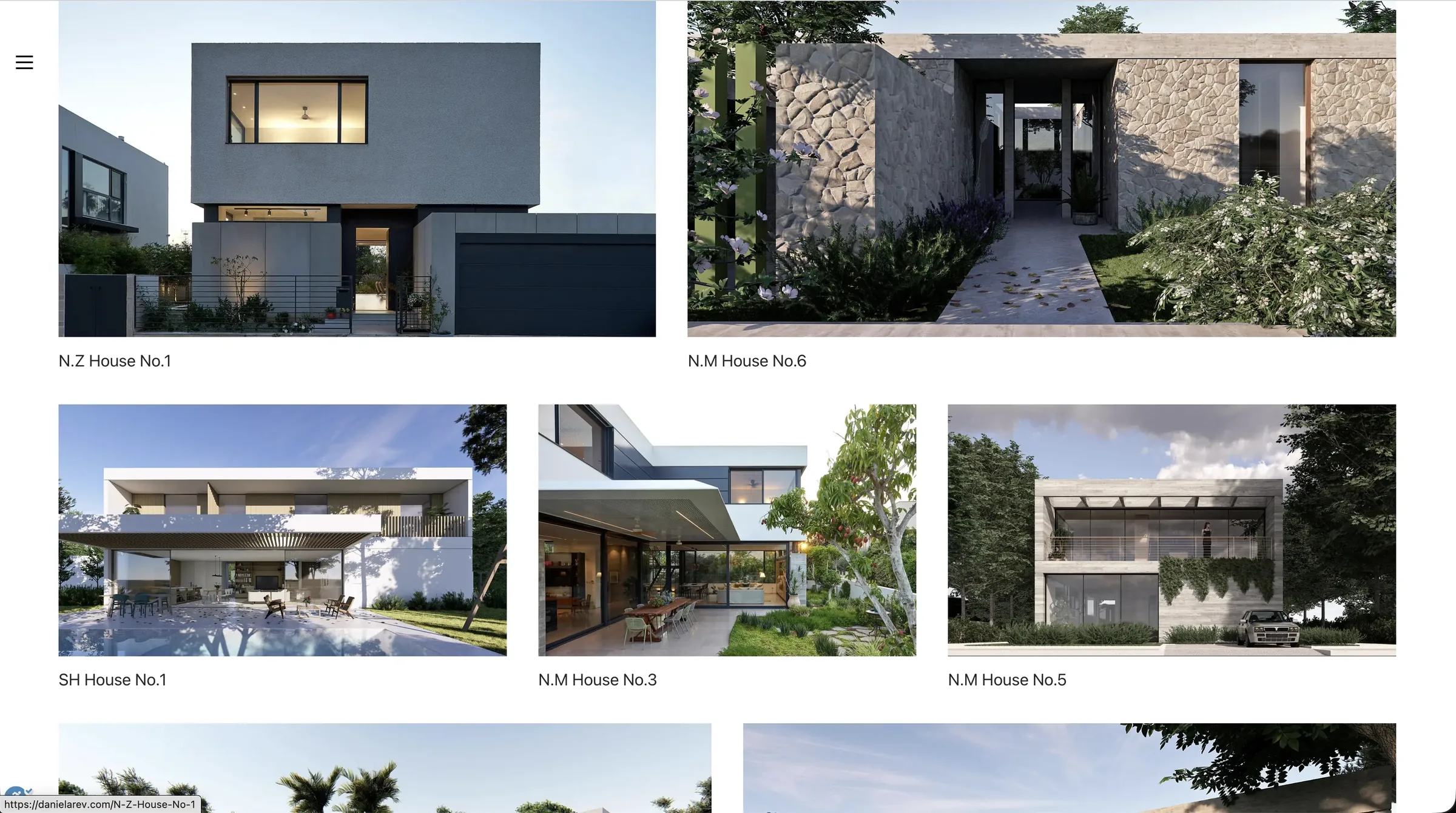 Daniel Arev Architecture website