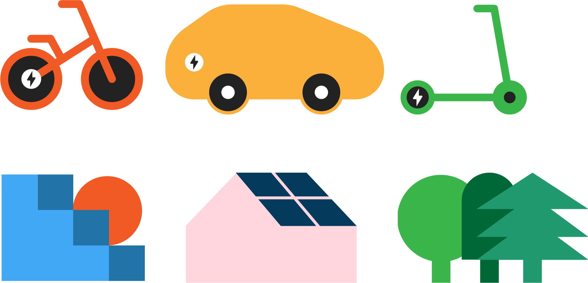 Klimabonus illustrations